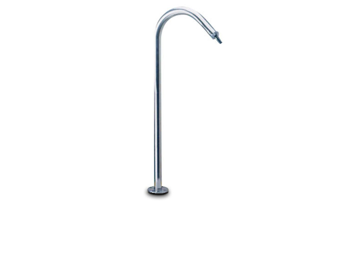 Water massage jet with stand support