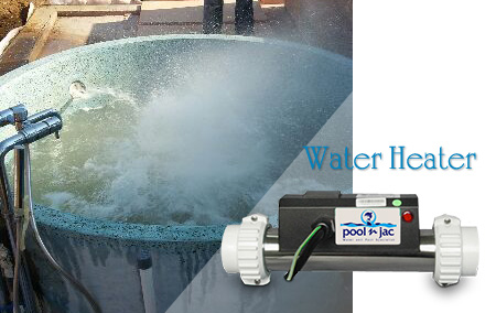 Jual spare part kolam jacuzzi, pemanas air berbagai model