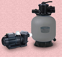 All in one pompa dan filter kolam renang kapasitas 40 kubik