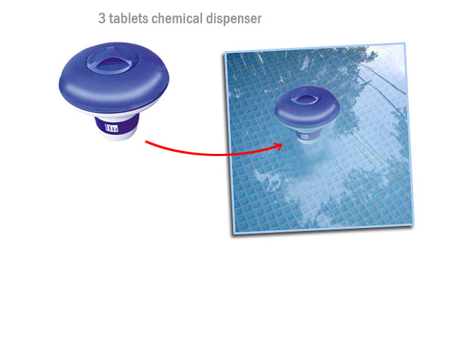 Alat apung untuk tablet kaporit